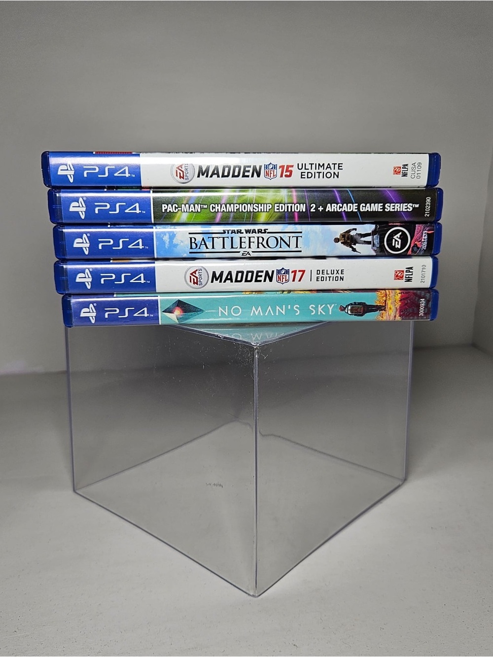 PS4 Game Lot of 5 – Madden, Pac-Man CE2, Battlefront, No Man’s Sky